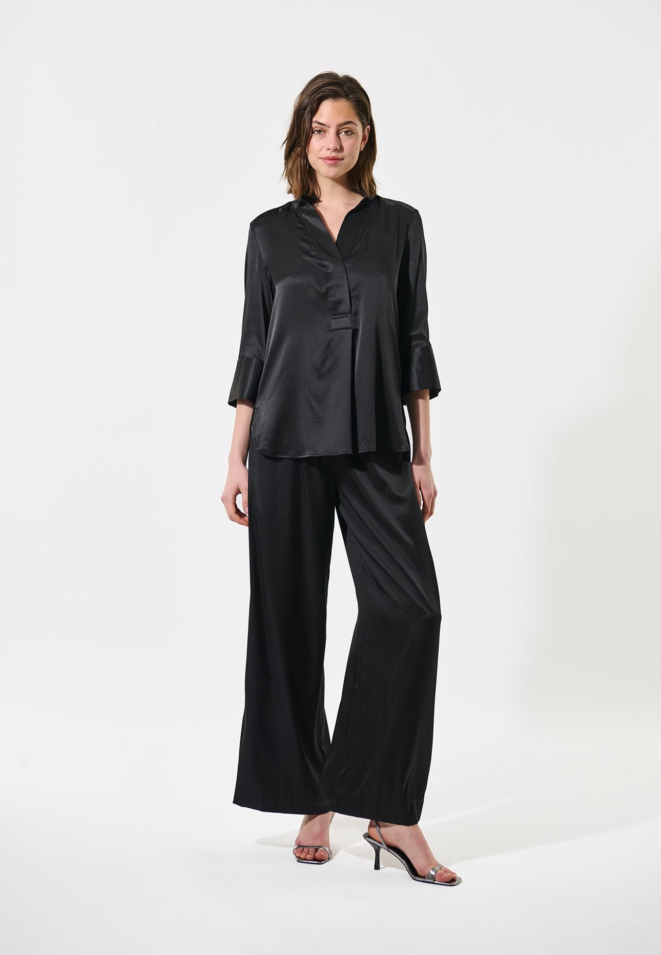 KamiDEA-Blouse with hidden placket