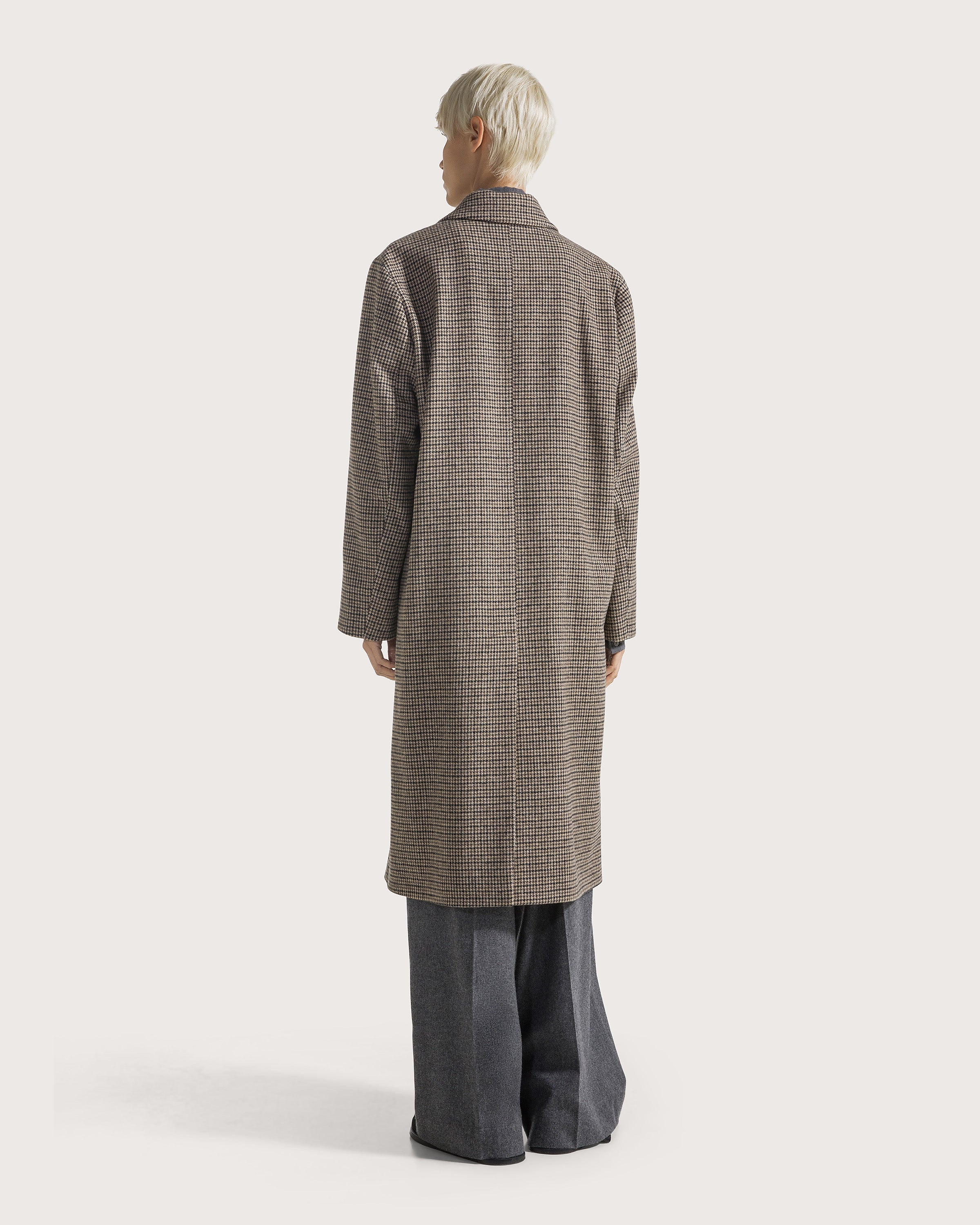 Cappotto Tailored Pied-de-Poule