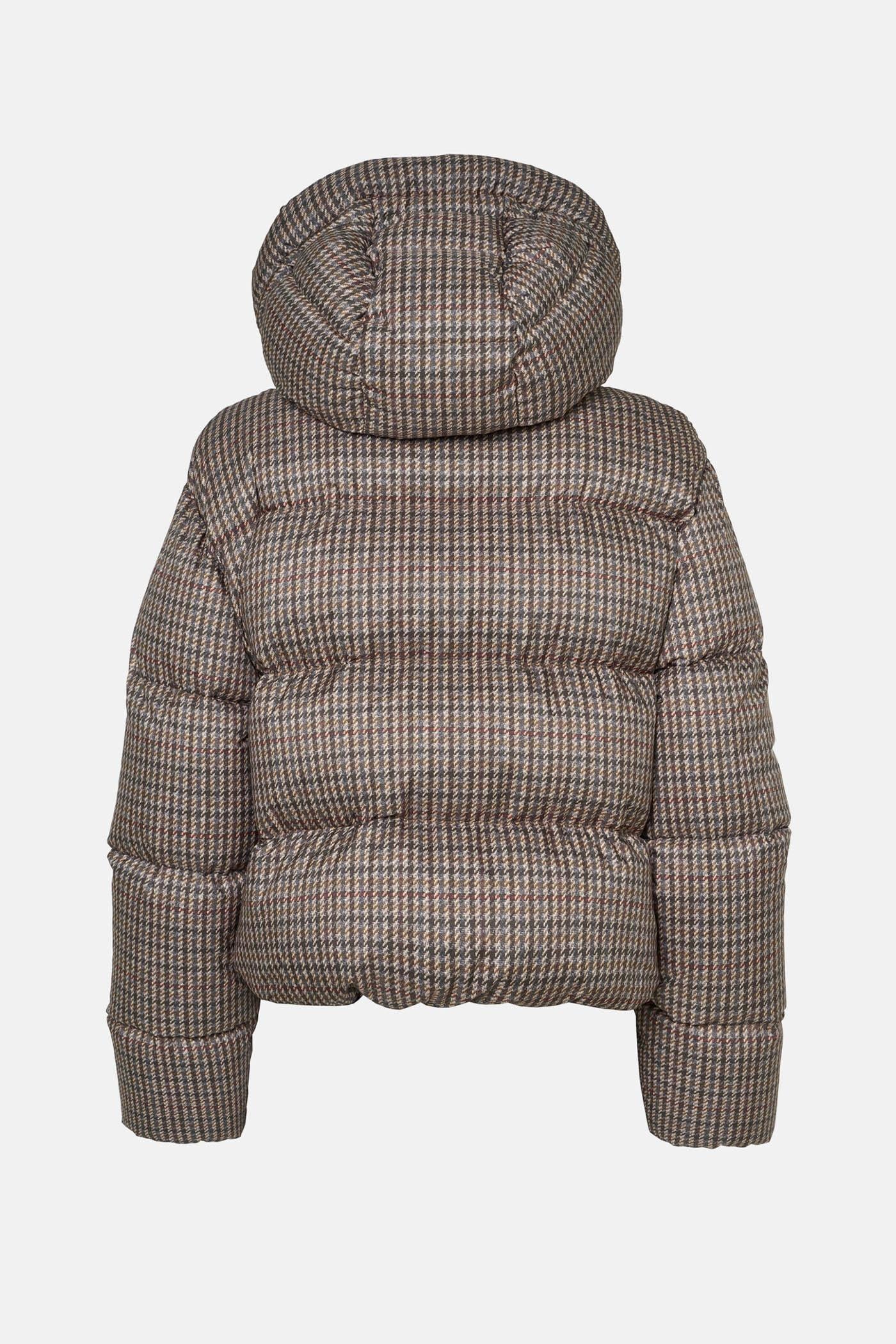 Bedruckte Nylon-Daunenjacke