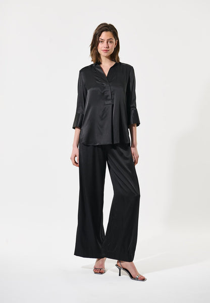 KamiDEA-Blouse with hidden placket