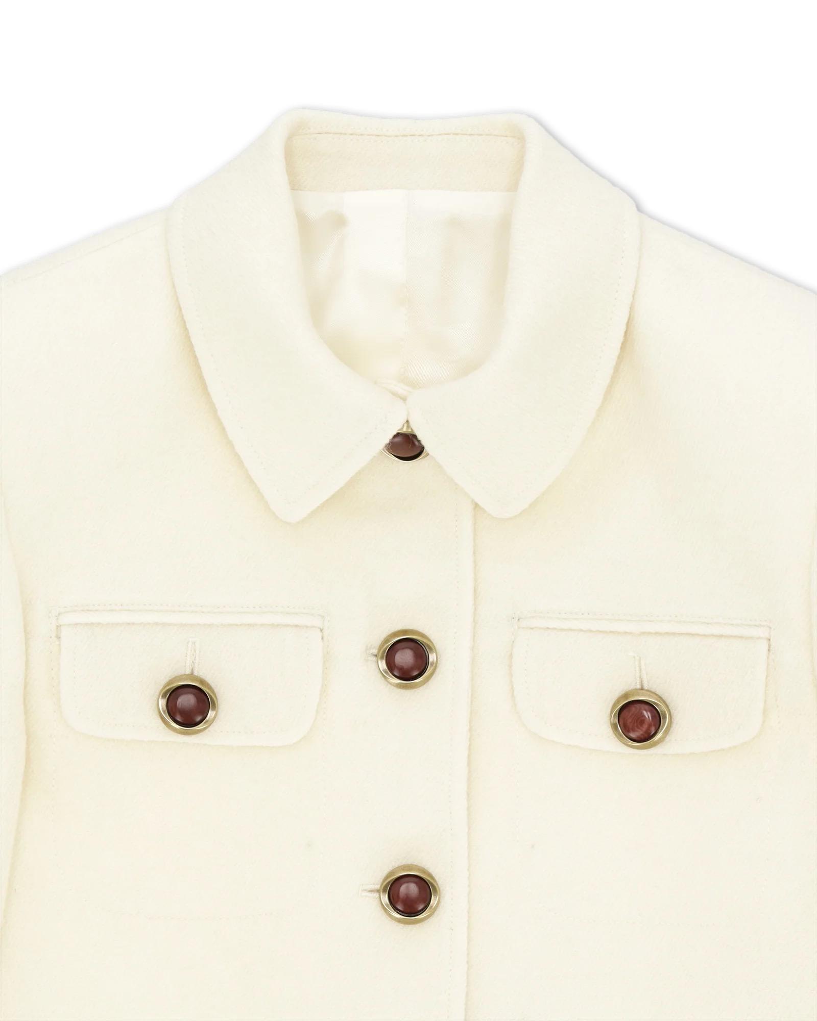 BRUSHED WOOL JACKET