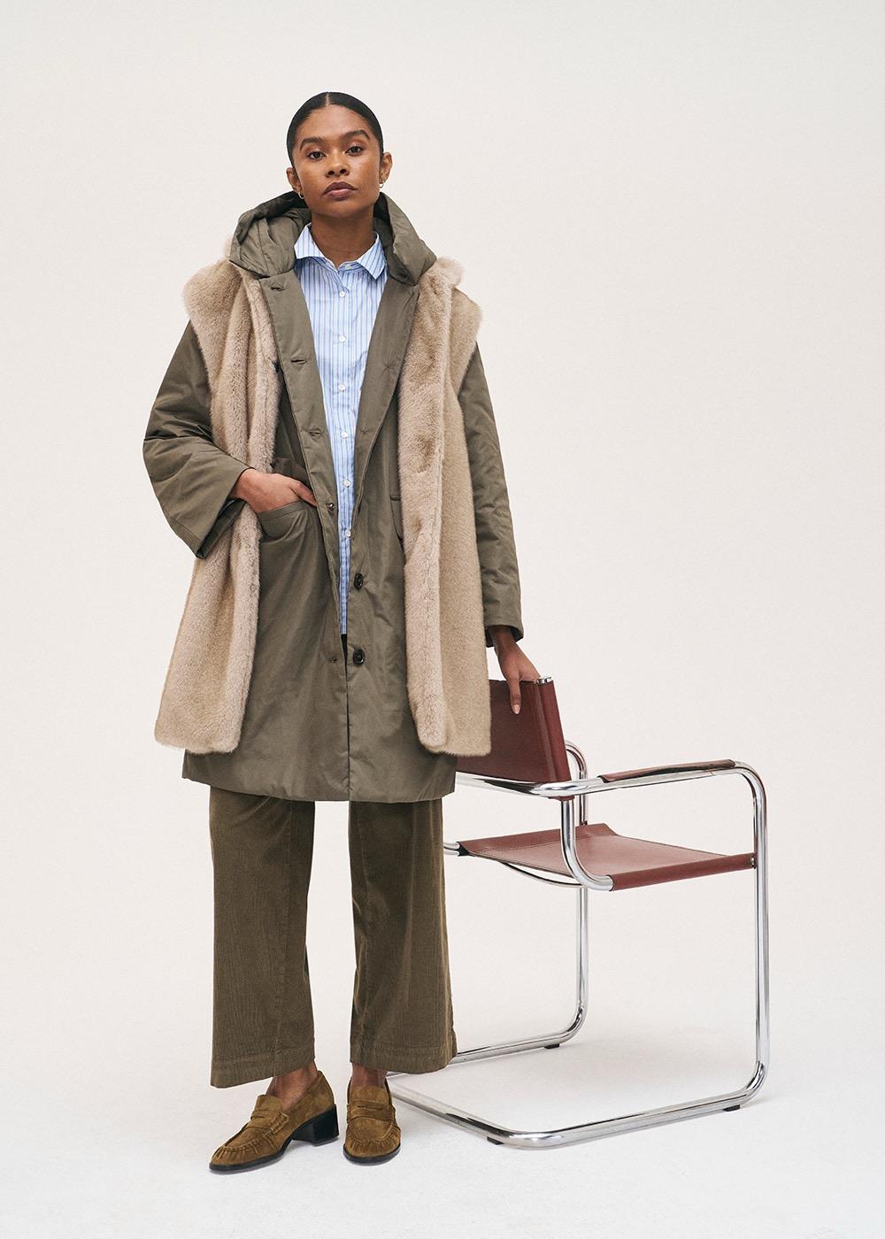 WATTIERTER KAPUZENREGENMANTEL