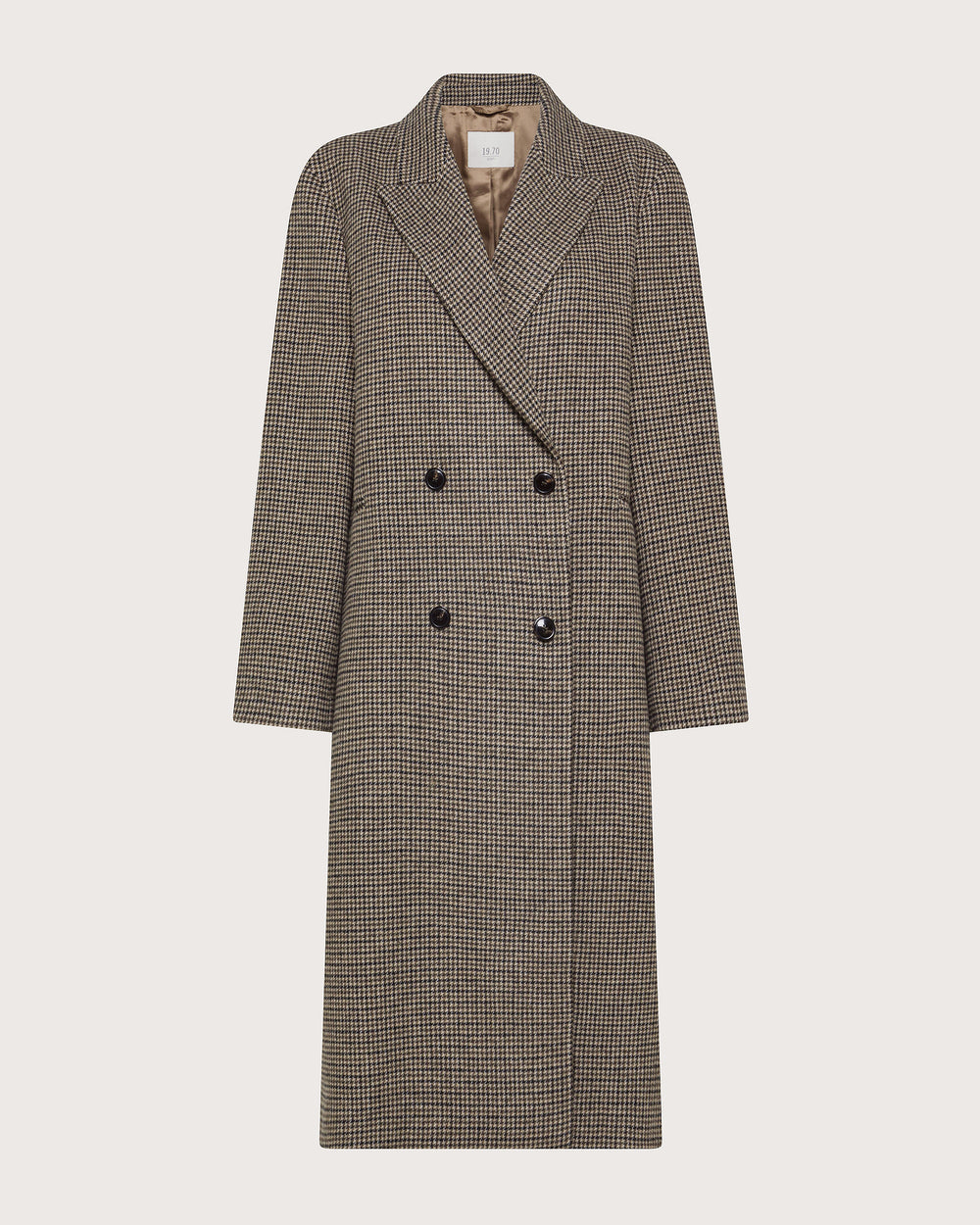 Cappotto Tailored Pied-de-Poule