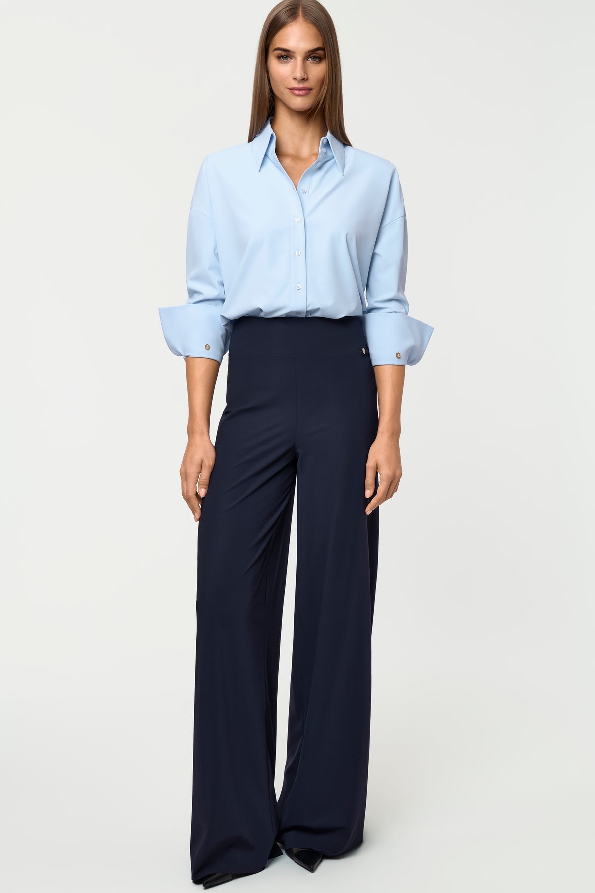 LAREGIA Stretch Shirt chambray