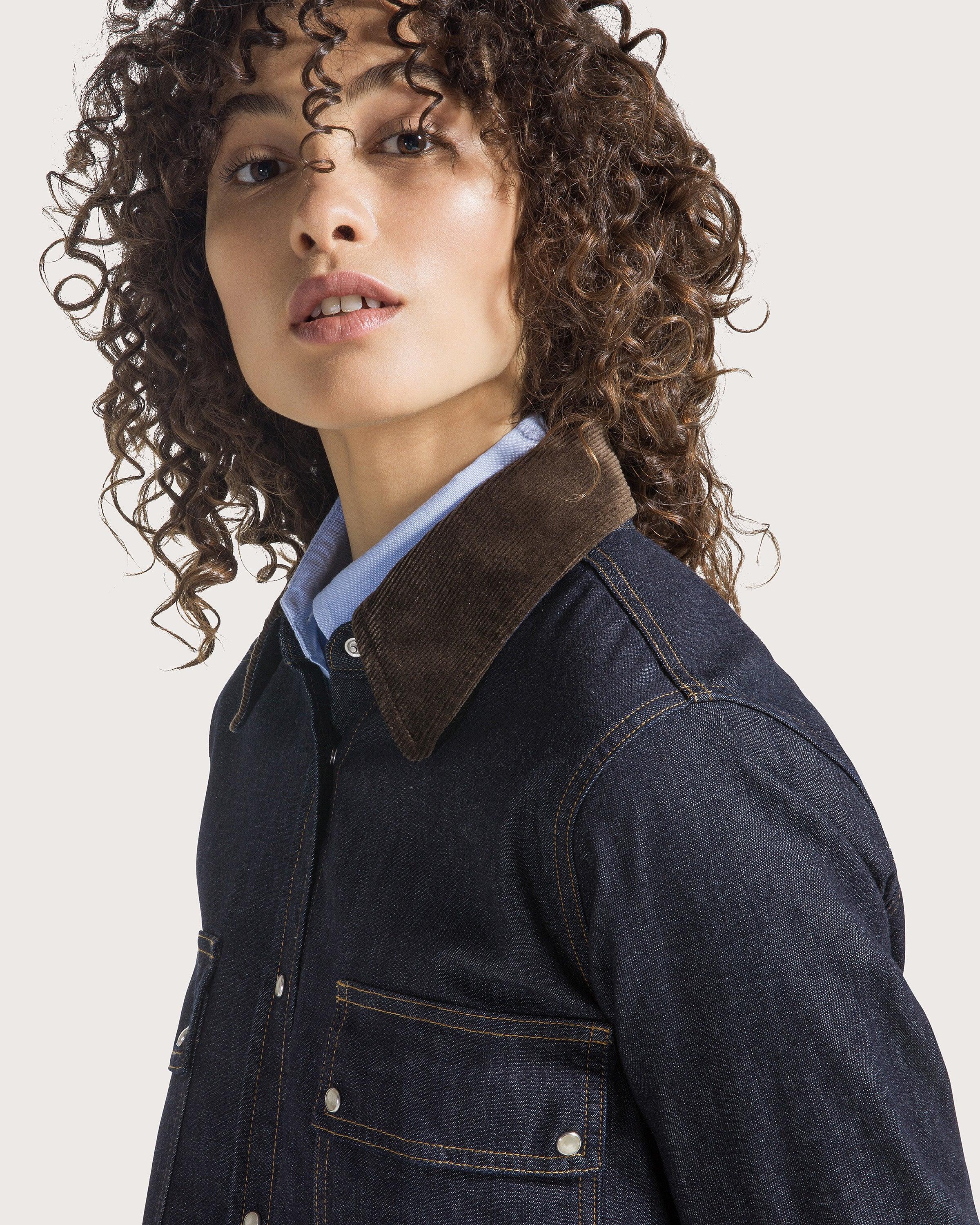 CAMICIA DENIM BLU
