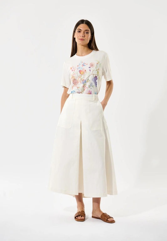 DinessaDEA-Denim skirt with pockets